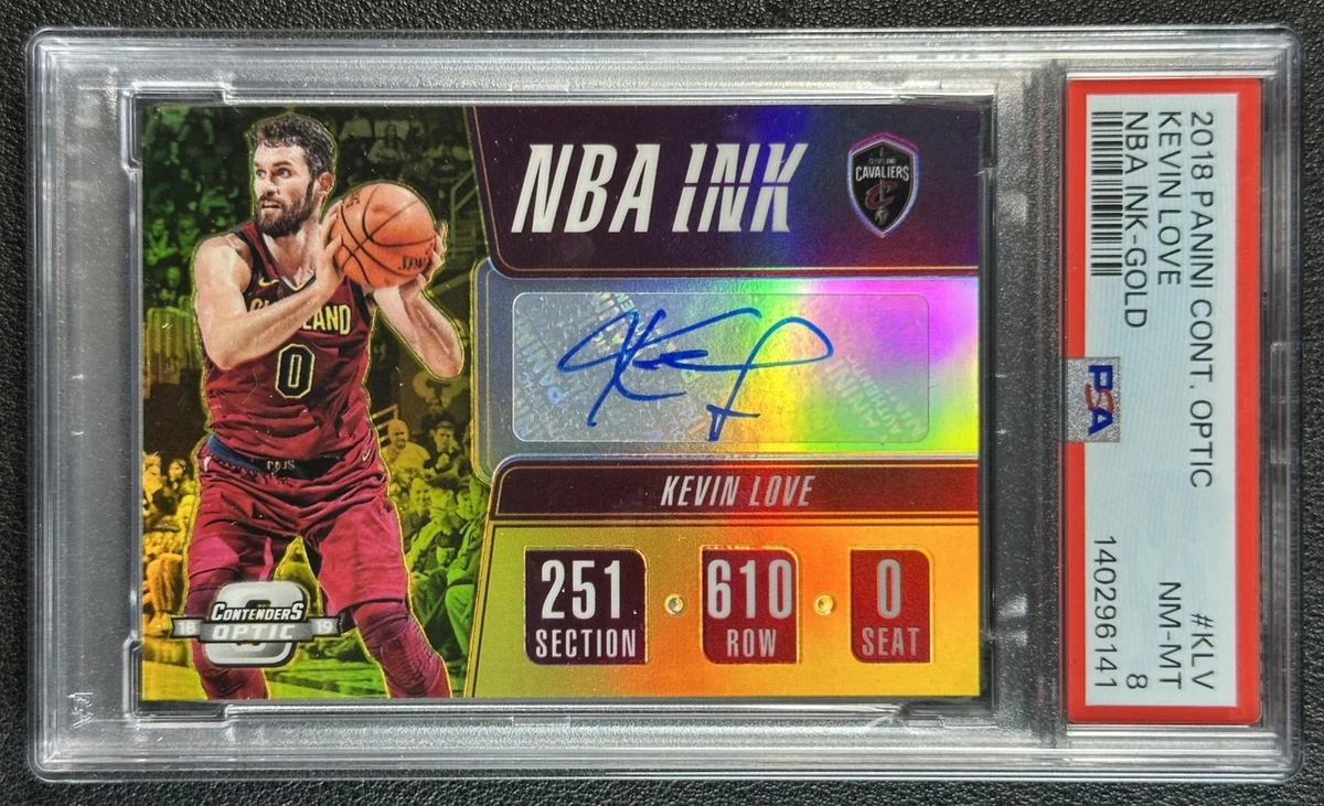 スポーツ選手 Kevin Love Contenders Optic Gold SP Kevin Love Basketball Serial Numbered Sports Trading Card Singles
