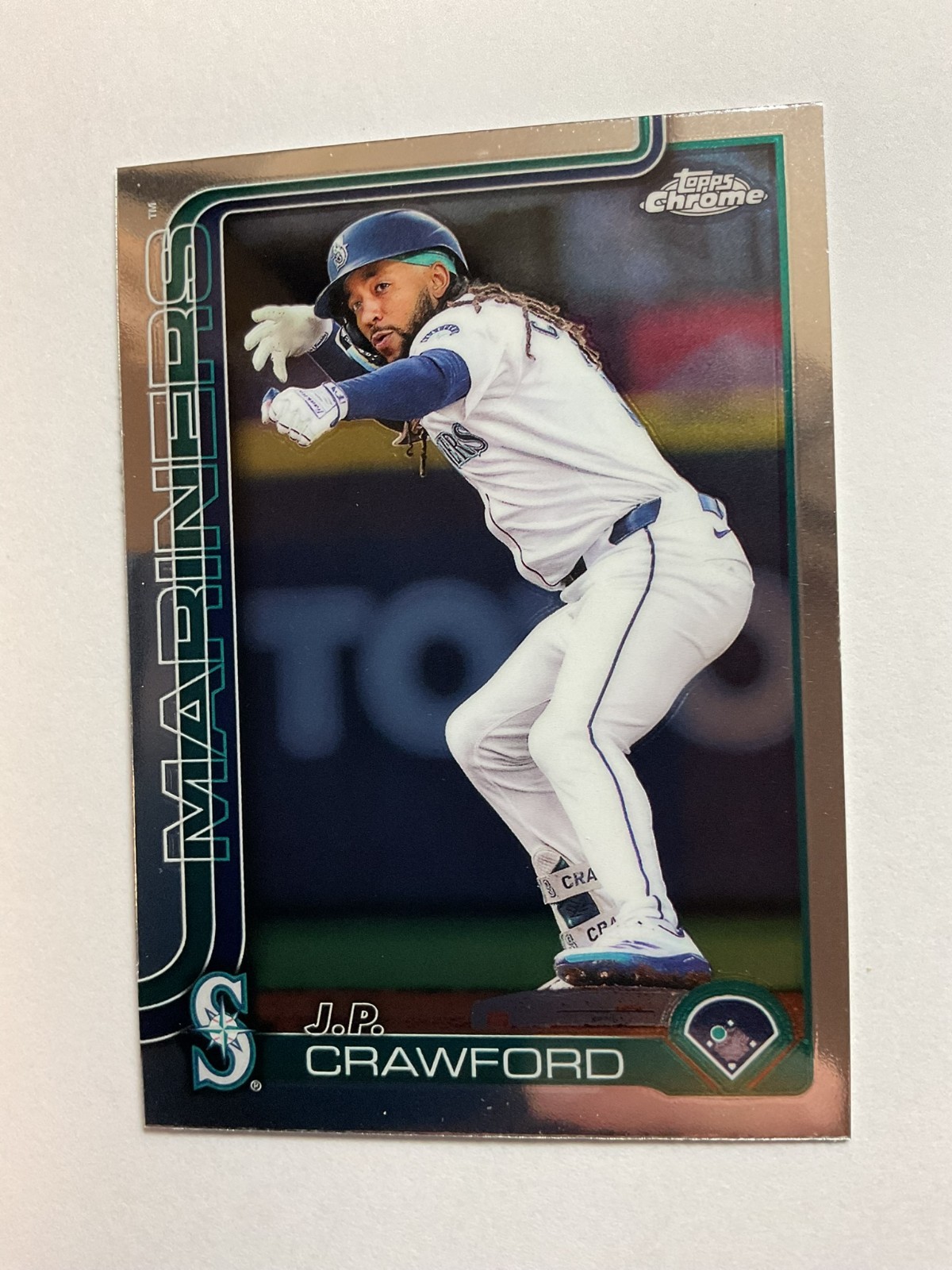J.P. Crawford #181 Seattle Mariners - 2025 Topps Chrome Baseball  MLB