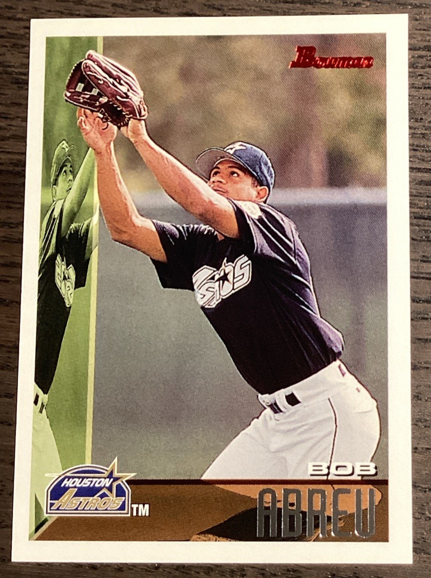 1995 Bowman #4 Bob Bobby Abreu Rookie Card Houston Astros Philadelphia Phillies