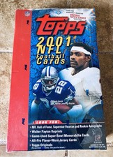 2001 TOPPS FOOTBALL FACTORY SEALED 36 PACK HOBBY BOX NFL