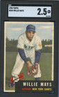 1953 TOPPS SP #244 WILLIE MAYS NY GIANTS HOF SGC 2.5 LOOKS EX+ Centered High-End