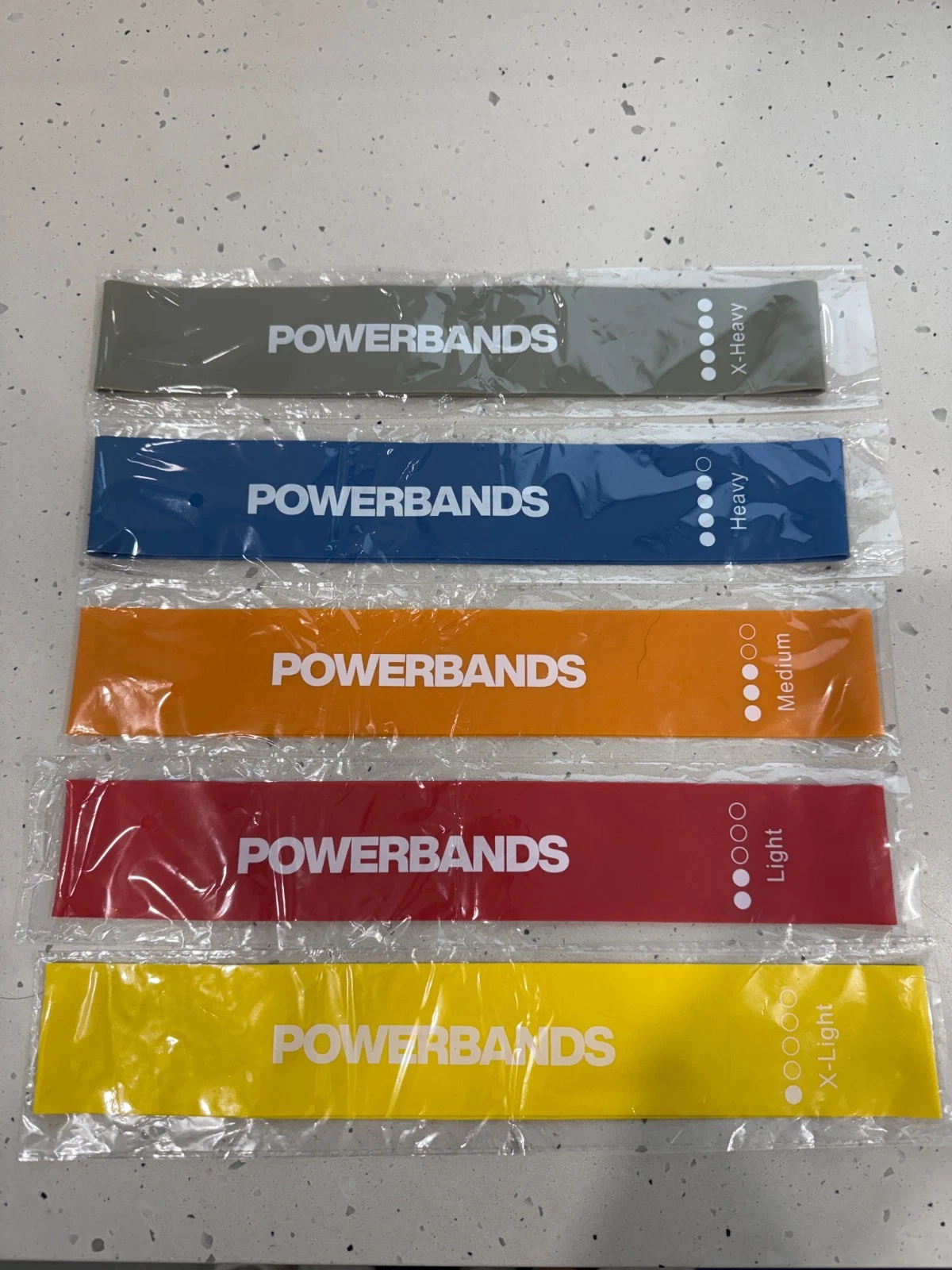 Powerbands Resistance & Power Bands 30cm Micro Band Complete Set BNIB RRP $45