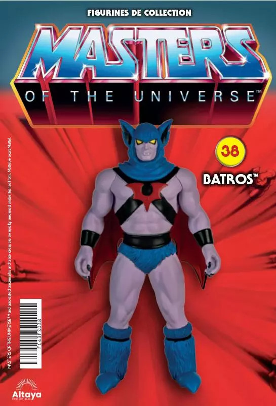 Batros N°38 figurine de collection en résine peinte Altaya MOTU