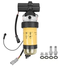 12V 233-9856 Fuel Filter For John Deere 318D Water Separator Replace RE533026