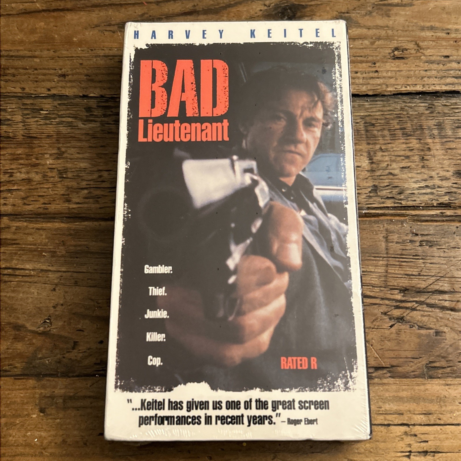 NEW & SEALED! Rare OOP Horror VHS Tape Bad Lieutenant 1992 Rated R Harvey Keitel