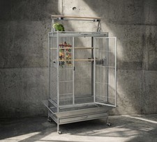Cambridge Play Parrot Stone Cage Large Heavy Duty Play Top Stand Macaw/ Amazon