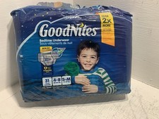 Vintage 2012 Boys Goodnites S-M 29ct