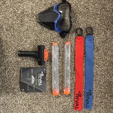 NERF Rival, 2 12 Round Magazine  Ribbons,  Blue Mask,  Flashlight Grip