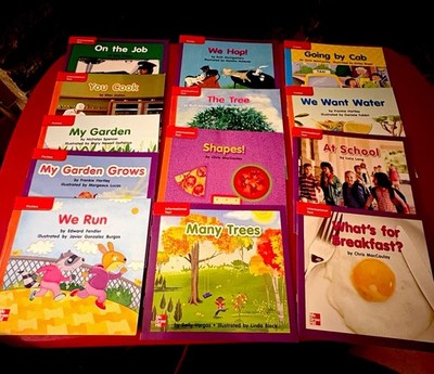 Lot of 13 McGraw-Hill Wonders Grade K Leveled Readers Kindergarten Homeschool