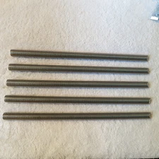 5/8-11 X 12" R2 12 Stainless Steel Fully Threaded All Thread Rod SS USA 5 pieces