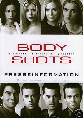 Body Shots - Tara Reid - Amanda Peet - Presseheft + 4 Pressefotos