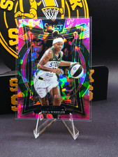 2025 Panini Select Erica Wheeler Concourse Pink Ice Prizm #28 Seattle Storm