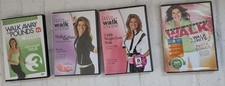 Leslie Sansone Walk at Home Walk  Firm/Weight Loss Walk Lot 4 DVDs READ 