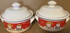 Vintage 2 Campbell Soup Kids Bowls with Lid - 1998 HH