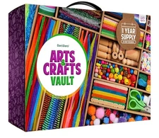 Dan&Darci Arts and Crafts Vault - Craft Supplies Kit in a Box - Christmas Gift 