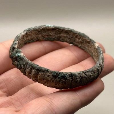 Antiker Luristan Kinder Bronze Zeremonien Armreif - 3000+ Jahre alt