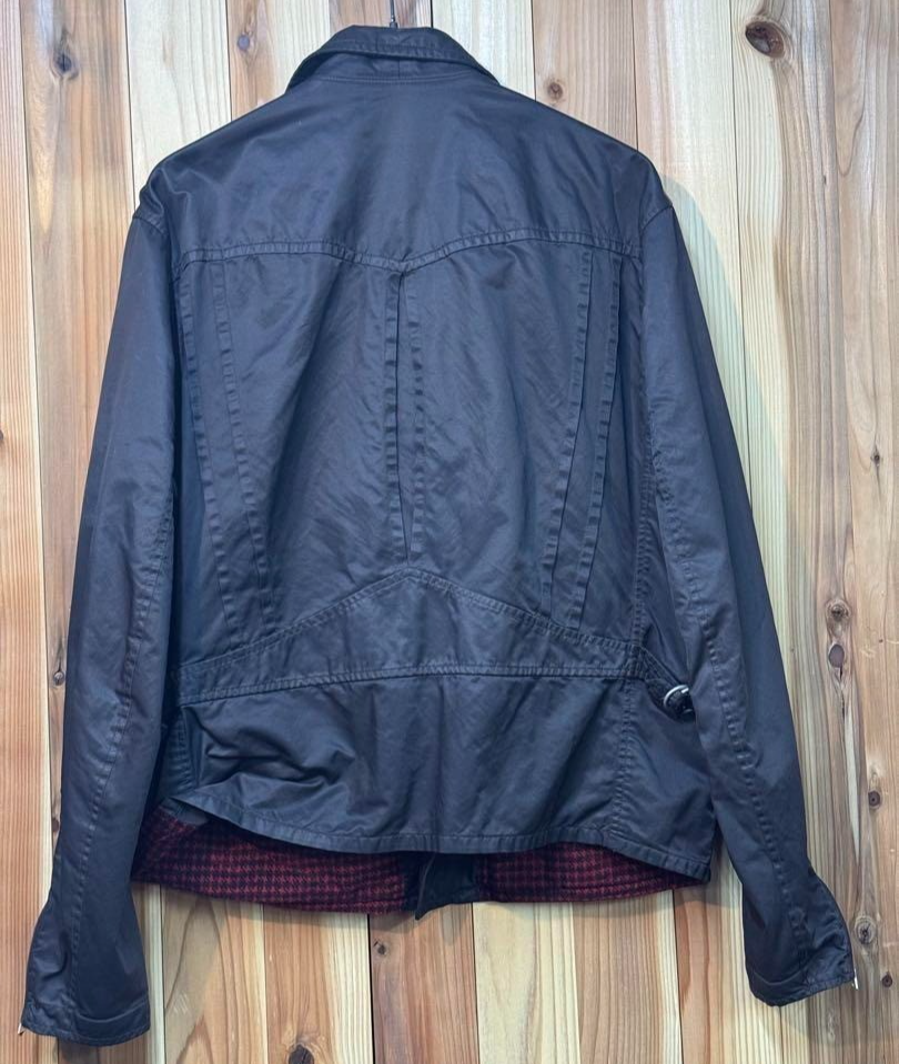 RRL Ralph Lauren W Riders Leather Jacket D Pocket USA Size L Rare