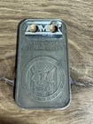 APMEX 1 Troy oz. Silver Bar 30 Grams Drilled And Tarnished