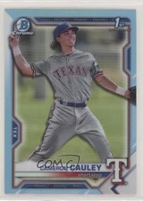 2021 Bowman Draft Chrome Sky Blue Refractor Cameron Cauley #BDC-192 s3g