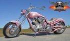 2008 Bourget BOURGET LOW BLOW SOFTAIL CHOPPER PINK PEARL BREAST CANCER 