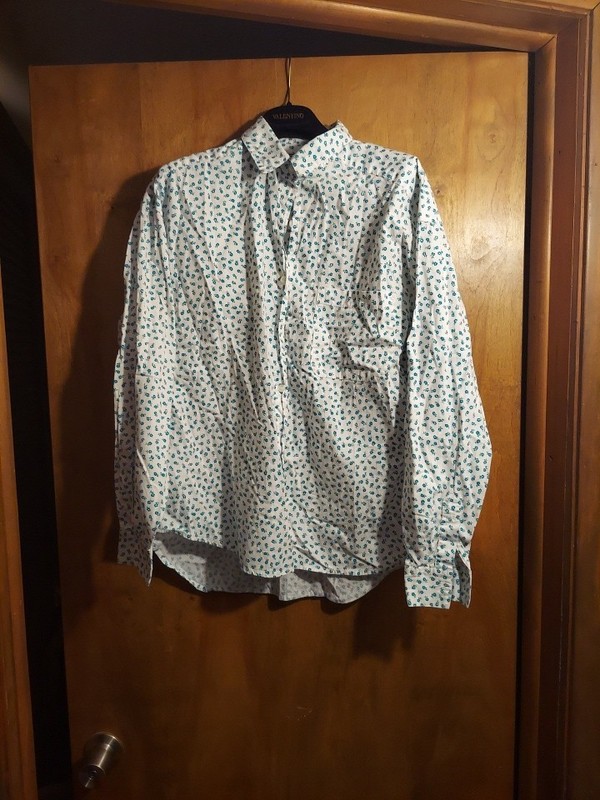 Best American Clothing Co 100% Cotton Button Up Shirt Men’s Medium Long Sleeve