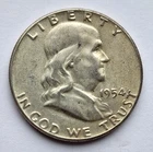 1954 BEN FRANKLIN HALF DOLLAR 90% SILVER