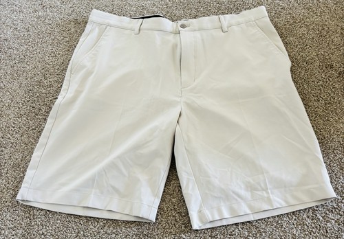 2 Pair Men’s Golf Shorts Size 38 Cutter & Buck Kapalua Plaid Greg Norman White - Picture 6 of 8
