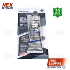 Grey RTV Silicone Gasket Maker Hi Temp Sealant for Engine – 3.0 fl oz (85g)