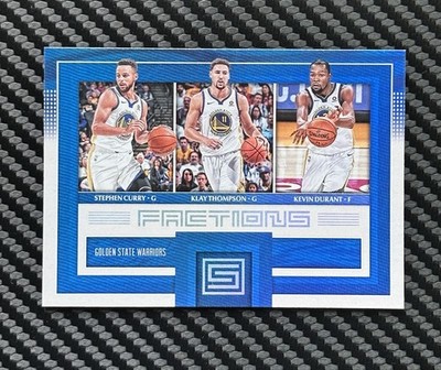 2017-18 Panini Status Factions #10 Stephen Curry   Kevin Durant   Klay Thompson