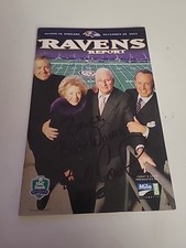 Bill Cowher Steelers - signed  GameDay program - Ravens Vs Steelers 2003 Program