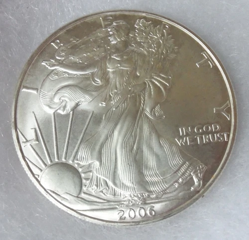 2006 Walking Liberty American Eagle Silver Dollar 1 Ounce Fine Silver 0.999