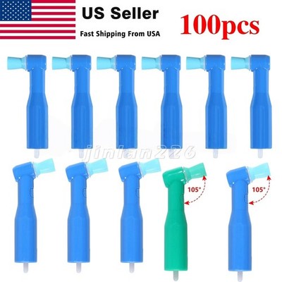 Dental Disposable Prophy Angles Regular Cup Latex Free Right Angle 90°/105°