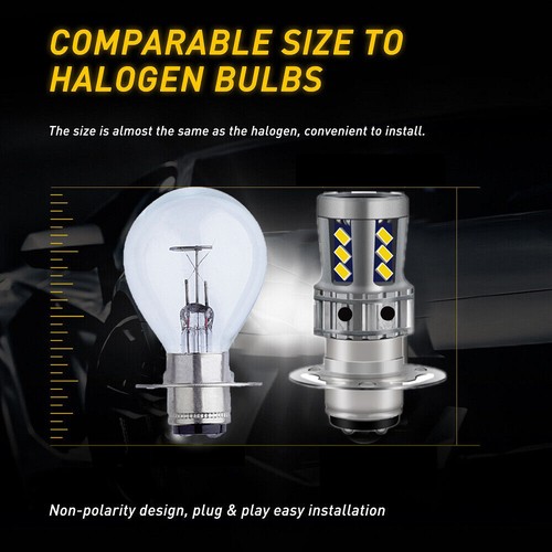 2x 3020SMD LED light bulbs for 1961-1968 Honda Super Hawk 305 CB77 headlight - Picture 5 of 9