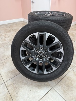 4 Llantas Bridgestone Dueler H/T 265/60R20 con Rines Originales Toyota Tundra
