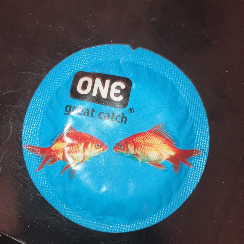 One Condom Great Catch Goldfish Collectible The Legend Expired 2017 Rare
