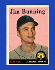 1958 Topps Set-Break #115 Jim Bunning VG-VGEX *GMCARDS*