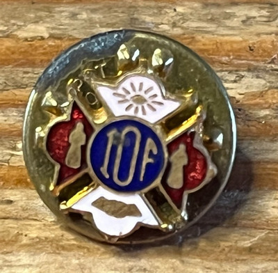 Vintage IOF International Order of Foresters Lapel Pin Insurance