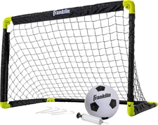 Kids Mini Soccer Goal Set – 36"x24" Portable Net with Ball & Pump for Indoor/Bac