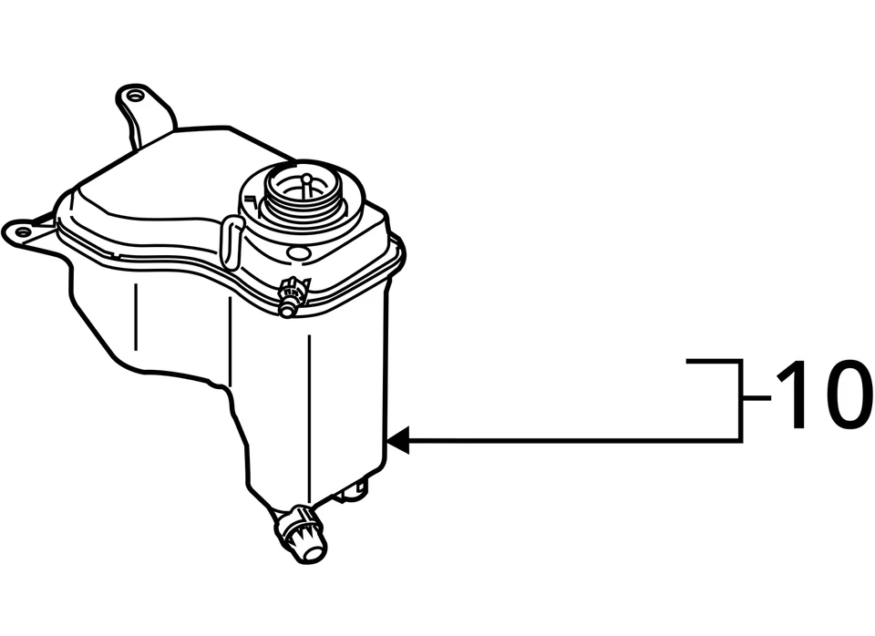 Coolant Reservoir Fits 09-16 BMW Z4 823004 - Imagem 3 de 4