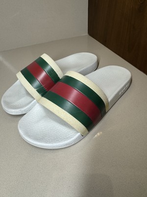 GUCCI slippers Men s White US Size 8
