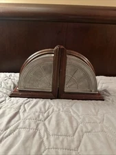 Kirk Stieff Pewter Monticello Palladian Window Classical Architectural Bookends