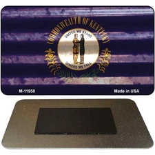 Kentucky Corrugated Flag Magnet Fridge Refrigerator Home Kitchen Decoration