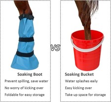 PVC Hoofs Soaking Boot with Elastic Band For Cleaning And Maintaining Horse Feet