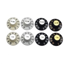 KAISH 4x Metric 18 Splines Guitar Witch Hat Knobs Fits Les Paul Epiphone SG