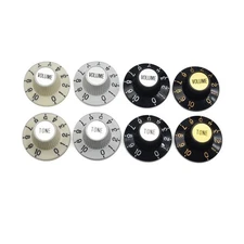 KAISH 4x Metric 18 Splines Guitar Witch Hat Knobs Fits Les Paul Epiphone SG