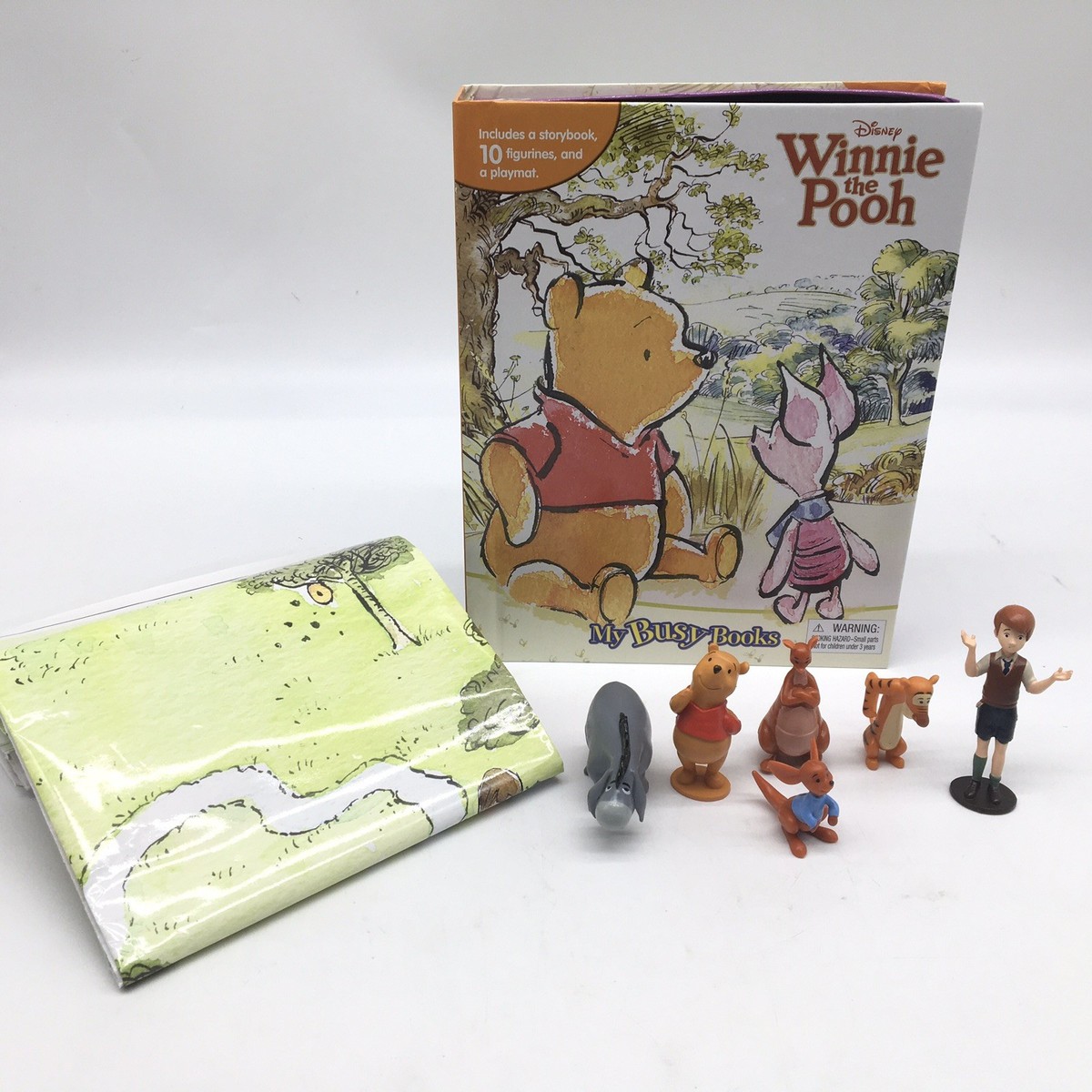Disney Winnie the Pooh My Busy Book With Figures And Playmat 