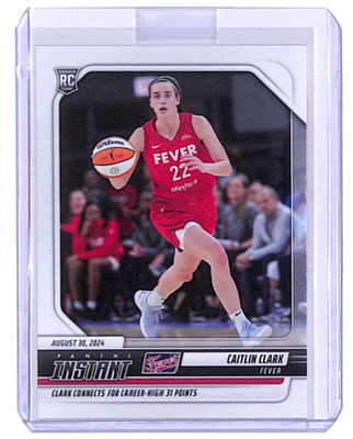 #ad 2024 25 Panini Instant WNBA Caitlin Clark Career High Points RC #191 QTY $7.99