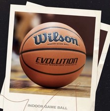 WILSON Men's Evolution Game Basketball 29.5" - Official Size Weight