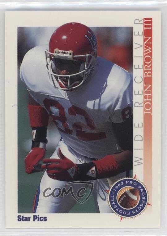 1992 Star Pics Auto John Brown III #24 Auto 9lz