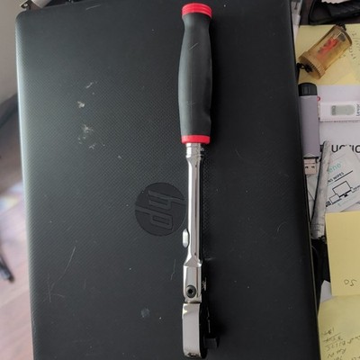 Snap-on FHX80A 3/8'' Drive Soft Grip Handle Locking Flex Ratchet (New)